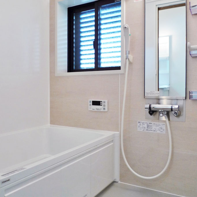 磐田市上万能で築25年の中古住宅リフォーム － 浴室＆脱衣室